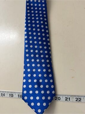 John Sparks Blue Polka Dot Tie